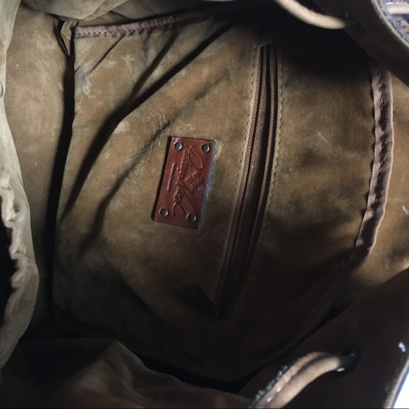 Patricia Nash Map Print Backpack - Picture 4 of 7